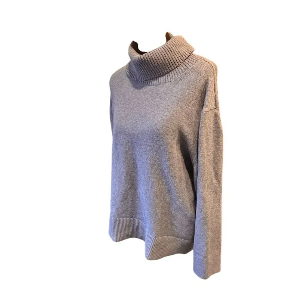 Banana Republic Women's Blue Turtleneck Sweater Long Sleeve Casual size XL